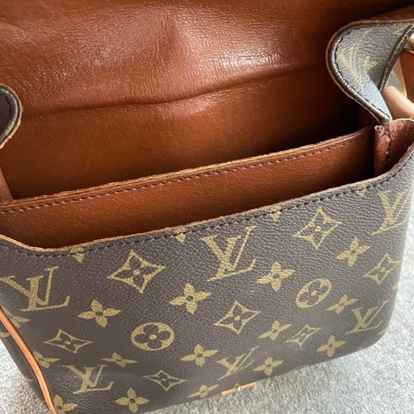 VINTAGE LOUIS VUITTON CROSSBODY CARTOUCHIERE GM - Picture 3 of 6